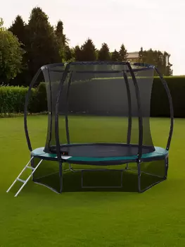 Батут KETTLER Wallaroo-80 с внутренней сеткой, 244 см, Черный