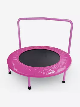Батут с поручнем DFC JUMPFIT 36'' розовый, Розовый
