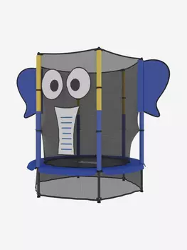 Батут UNIX Kids 4.6 ft ELEPHANT (140 cm), Синий