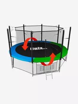 Батут UNIX line Classic 14 Ft (inside), Черный