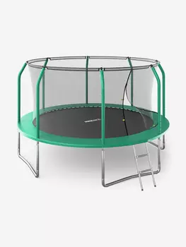 Батут Unix Line Supreme Basic 12 ft (green), Черный