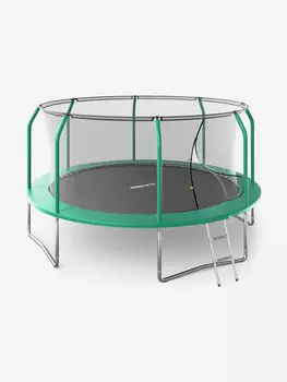 Батут UNIX Line SUPREME BASIC 14 ft (green), Черный