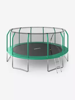 Батут Unix Line Supreme Basic 16 ft (green), Черный