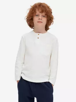 Базовый лонгслив для мальчиков TOTTI KIDS, Белый