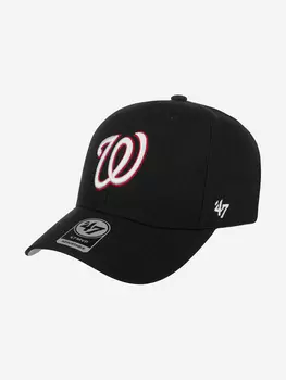 Бейсболка 47 BRAND B-MVP15WBV Washington Nationals MLB (черный), Черный