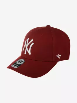 Бейсболка 47 BRAND B-MVP17WBV-CAA New York Yankees MLB (малиновый), Мультицвет