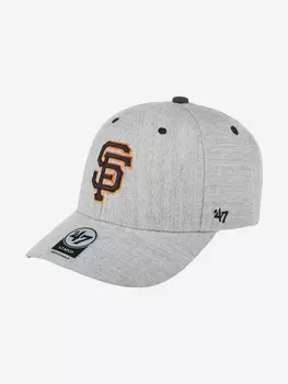 Бейсболка 47 BRAND B-STMCD22WHV-CC San Francisco Giants MLB (серый), Серый