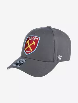 Бейсболка 47 BRAND EPL-MVP17WBV West Ham United FC EPL (серый), Серый