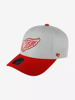 Бейсболка 47 BRAND H-MUNSN05WHS-GY Detroit Red Wings NHL (серый), Серый
