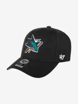 Бейсболка 47 BRAND H-MVP22WBV San Jose Sharks NHL (черный), Черный