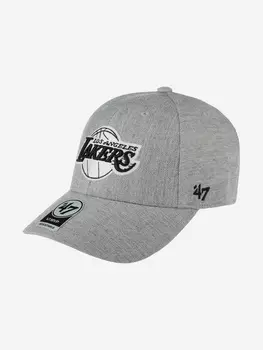 Бейсболка 47 BRAND K-STMCD12WHV-CCA Los Angeles Lakers NBA (серый), Серый