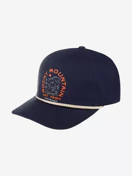 Бейсболка AMERICAN NEEDLE 23002A-RKM Rocky Mountain National Park Canvas Cappy (синий), Синий