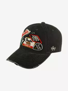 Бейсболка AMERICAN NEEDLE SMU705A-FEND Fender Iconic (черный), Черный