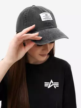 Бейсболка Battlewash Cap Alpha Industries, Черный