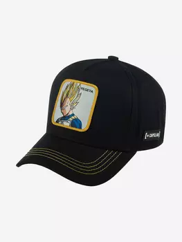 Бейсболка CAPSLAB CL/DBZ/1/VE2 Dragon Ball Vegeta Saiyan (черный), Черный