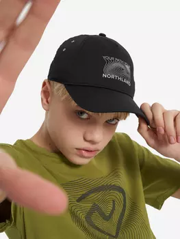 Бейсболка для мальчиков Northland, Черный