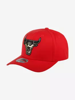 Бейсболка MITCHELL NESS 6HSSJS19235-CBURED1 Chicago Bulls NBA (красный), Красный