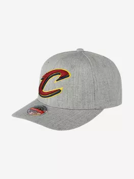 Бейсболка MITCHELL NESS HHSS3273-CCAYYPPPGYHT Cleveland Cavaliers NBA (серый), Серый