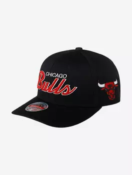 Бейсболка MITCHELL NESS HHSS3281-CBUYYPPPBLCK Chicago Bulls NBA (черный), Черный