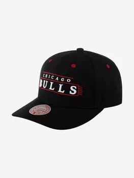 Бейсболка MITCHELL NESS HHSS5351-CBUYYPPPBLCK Chicago Bulls NBA (черный), Черный