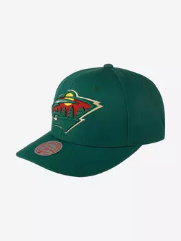 Бейсболка MITCHELL NESS HHSS5370-MWIYYPPPHNGN Minnesota Wild NHL (зеленый), Зеленый