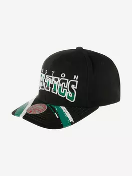 Бейсболка MITCHELL NESS HHSS5989-BCEYYPPPBLCK Boston Celtics NBA (черный), Черный