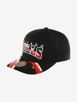 Бейсболка MITCHELL NESS HHSS5989-CBUYYPPPBLCK Chicago Bulls NBA (черный), Черный