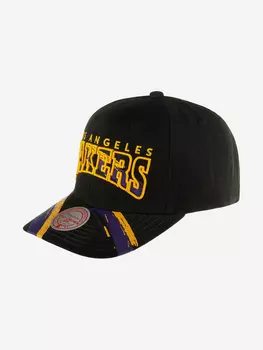 Бейсболка MITCHELL NESS HHSS5989-LALYYPPPBLCK Los Angeles Lakers NBA (черный), Черный