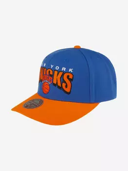 Бейсболка MITCHELL NESS HHSS6279-NYKYYPPPBLUE New York Knicks NBA (синий), Синий