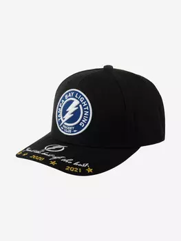 Бейсболка MITCHELL NESS HHSS6564-TBLYYPPPBLCK Tampa Bay Lightning NHL (черный), Черный