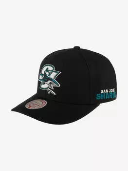 Бейсболка MITCHELL NESS HHSS6644-SJSYYPPPBLCK San Jose Sharks NHL (черный), Черный