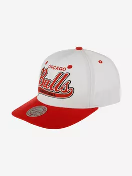 Бейсболка MITCHELL NESS HHSS7289-CBUYYPPPWHIT Chicago Bulls NBA (красный), Красный