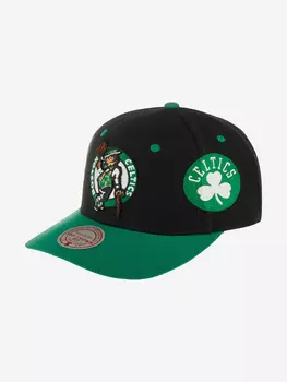 Бейсболка MITCHELL NESS HHSS7310-BCEYYPPPBLCK Boston Celtics NBA (черный), Черный