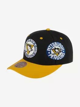 Бейсболка MITCHELL NESS HHSS7312-PPEYYPPPBLCK Pittsburgh Penguins NHL (черный), Черный