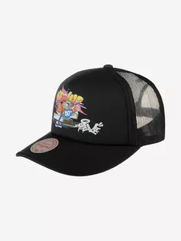 Бейсболка MITCHELL NESS HHSS7574-CLBYYPPPBLCK Hip Hop (черный), Черный