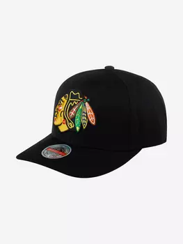 Бейсболка MITCHELL NESS HHSSINTL1245-CBHBLCK Chicago Blackhawks NHL (черный), Черный