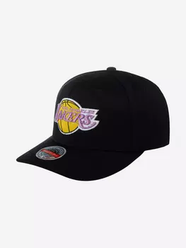 Бейсболка MITCHELL NESS HHSSINTL1245-LALBLCK Los Angeles Lakers NBA (черный), Черный