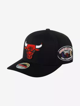 Бейсболка MITCHELL NESS HHSSINTL1266-CBUBLCK Chicago Bulls NBA (черный), Черный