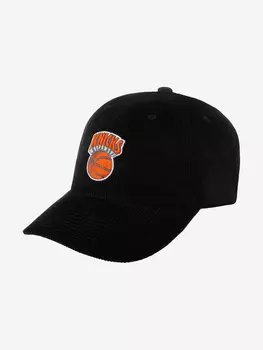 Бейсболка MITCHELL NESS HLUX4800-NYKYYPPPBLCK New York Knicks NBA (черный), Черный