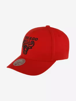 Бейсболка MITCHELL NESS HP7959-CBURED1 Chicago Bulls NBA (красный), Красный