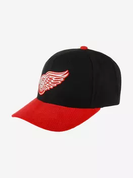 Бейсболка MITCHELL NESS HP7974-DRWBLCK Detroit Red Wings NHL (черный), Черный