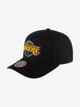 Бейсболка MITCHELL NESS HP8011-LALBLCK Los Angeles Lakers NBA (черный), Черный