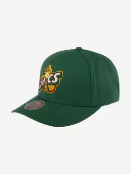Бейсболка MITCHELL NESS HP8012-SSUGREEN Seattle Supersonics NBA (зеленый), Зеленый