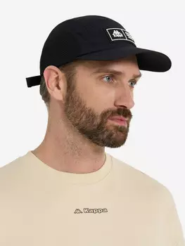 Бейсболка мужская Kappa, Черный