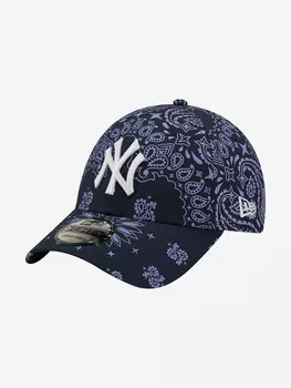 Бейсболка мужская New Era 9Forty MLB New York Yankees, Синий, размер Без размера
