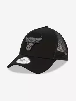 Бейсболка мужская New Era Bob Team Logo 9Forty Af Trucker, Черный, размер Без размера