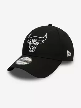 Бейсболка мужская New Era NBA League Essential 9Forty, Черный, размер Без размера