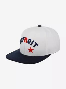 Бейсболка с прямым козырьком AMERICAN NEEDLE 21006A-DES Detroit Stars Archive 400 NL (белый), Белый