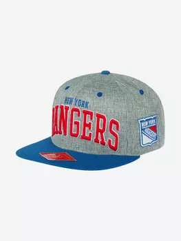 Бейсболка с прямым козырьком AMERICAN NEEDLE 42992A-NYR New York Rangers Stanton NHL (серый), Серый