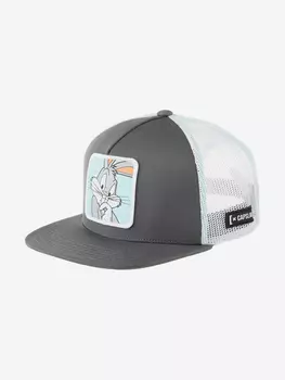 Бейсболка с прямым козырьком CAPSLAB CL/LOO8/1/CF/BUG Looney Tunes Bugs Bunny (серый), Серый